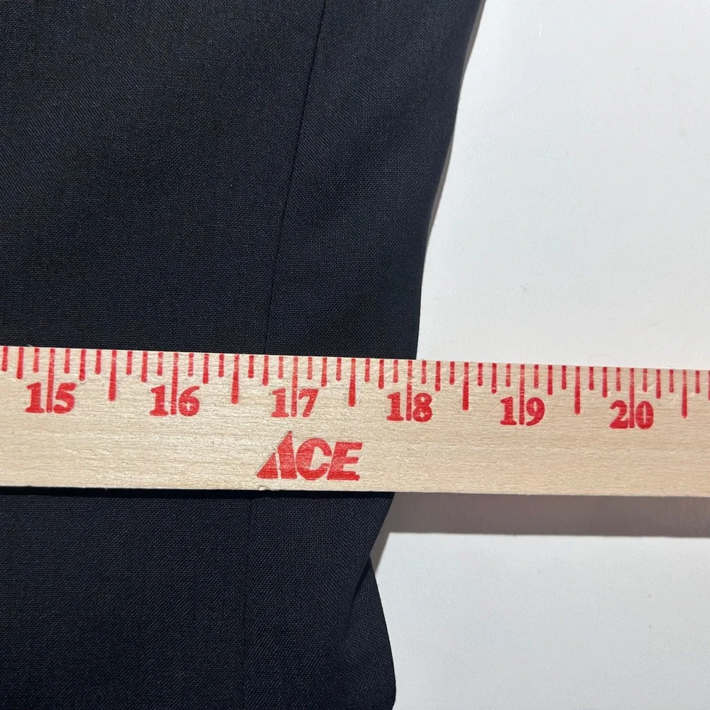 Hugo Boss 38R Arti Heilon Sport Coat Wool Blend Black Two Button Double Vented